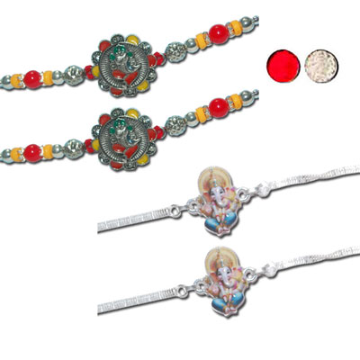 "Set of Rakhis - code S15 - Click here to View more details about this Product